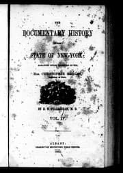 Tapa de The Documentary history of the state of New-York