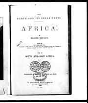 Tapa de The earth and its inhabitants, Africa