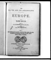 Tapa de The earth and its inhabitants, Europe