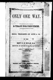 Tapa de Only one way