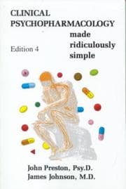 Tapa de Clinical psychopharmacology made ridiculously simple