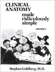 Tapa de Clinical Anatomy Made Ridiculously Simple (MedMaster Series, 2004 Edition) (Medmaster Ridiculously Simple)