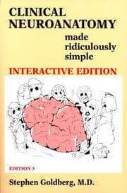 Tapa de Clinical Neuroanatomy Made Ridiculously Simple (3rd Edition; Book & CD-ROM)