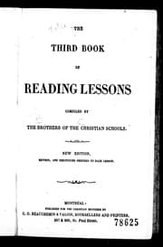 Tapa de The Third book of reading lessons