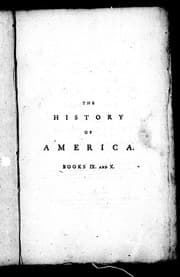Tapa de The history of America, books IX and X