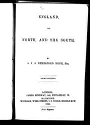 Tapa de England, the North, and the South
