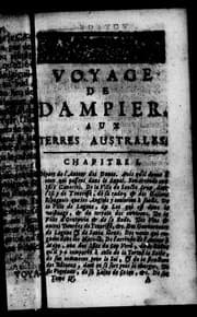 Tapa de Voyage aux terres australes, a la Nouvelle Hollande, &c. fait en [M.DC.XCIX]