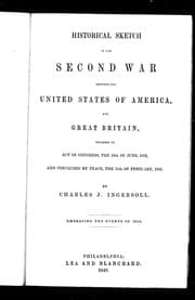 Tapa de History of the second war between the United States of America, and Great Britain