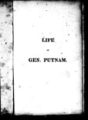 Tapa de An essay on the life of the Honourable Major General Israel Putnam