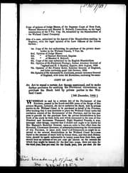Tapa de Copy of opinion of Judge Mason, of the Supreme Court of New York, Samuel Sherwood and Marshall S. Bidwell, Councillors, on the legal construction of the 7 Vic. Cap. 34, submitted by the shareholders of the Welland Canal Company