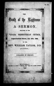 Tapa de The death of the righteous