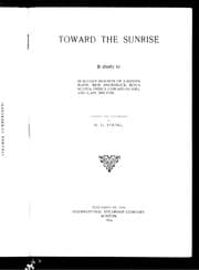 Tapa de Toward the sunrise