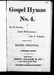 Tapa de Gospel hymns, no. 4