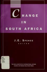 Tapa de Change in South Africa