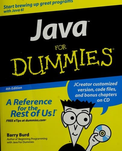Tapa de Java for dummies