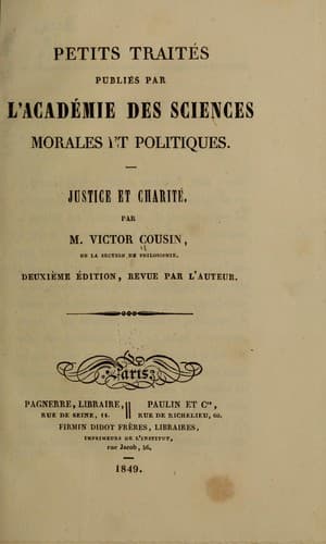 Tapa de Justice et charité