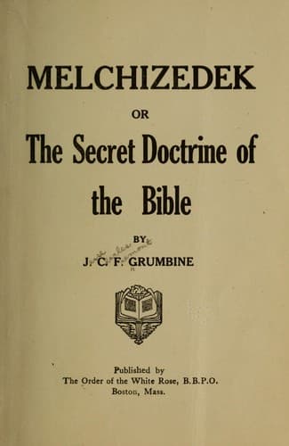 Tapa de Melchizedek