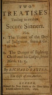 Tapa de Two treatises tending to awaken secure sinners
