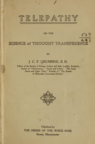 Tapa de Telepathy