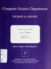 Tapa de The CIMS PL/I compiler