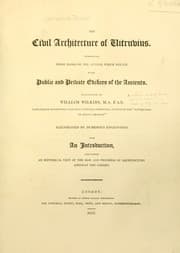 Tapa de The civil architecture of Vitruvius