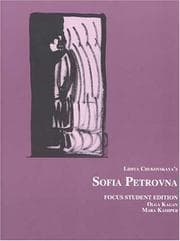 Tapa de Lidiya Chukovskaya's Sofia Petrovna
