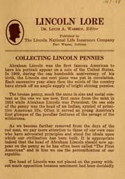 Tapa de Collecting Lincoln pennies