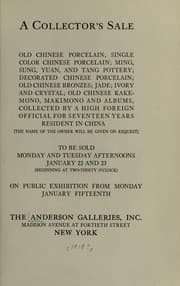 Tapa de A collector's sale