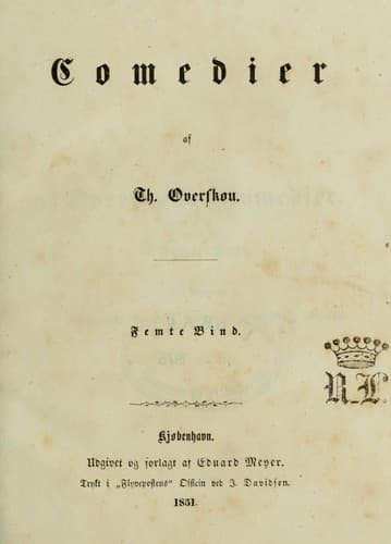 Tapa de Comedier