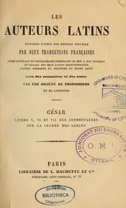 Tapa de Commentaires sur la guerre des Gaules
