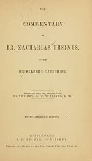 Tapa de The commentary of Dr. Zacharias Ursinus on the Heidelberg catechism