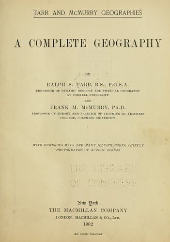 Tapa de A complete geography