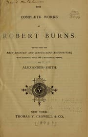 Tapa de The complete works of Robert Burns