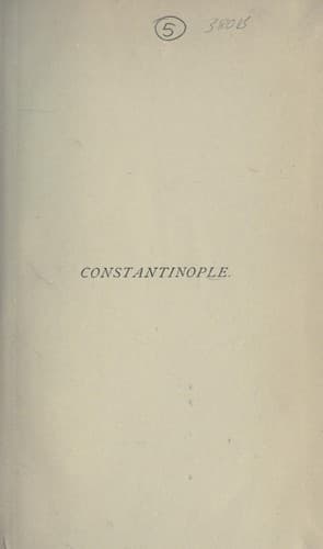 Tapa de Constantinople