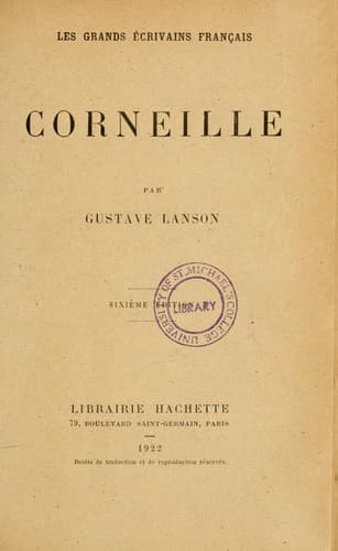 Tapa de Corneille