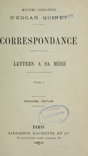 Tapa de Correspondance