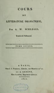 Tapa de Cours de littérature dramatique