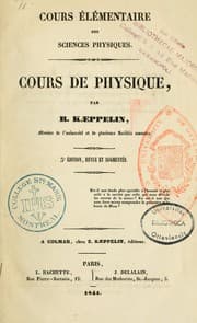 Tapa de Cours de physique