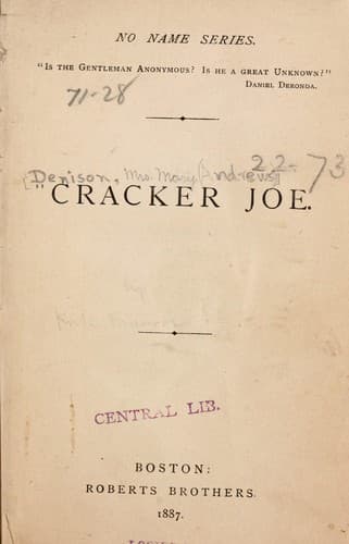 Tapa de ... Cracker Joe