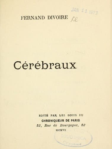 Tapa de Cérébraux