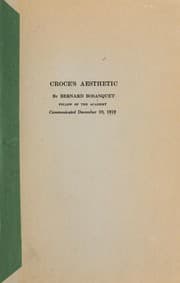 Tapa de Croce's Aesthetic