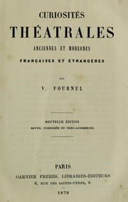 Tapa de Curiosités théâtrales anciennes et modernes, françaises et étrangères