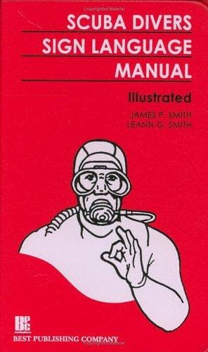 Tapa de Scuba Divers Sign Language Manual