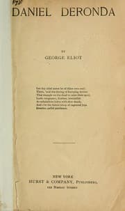 Tapa de Daniel Deronda