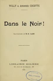Tapa de Dans le noir