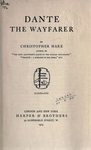 Tapa de Dante, the wayfarer