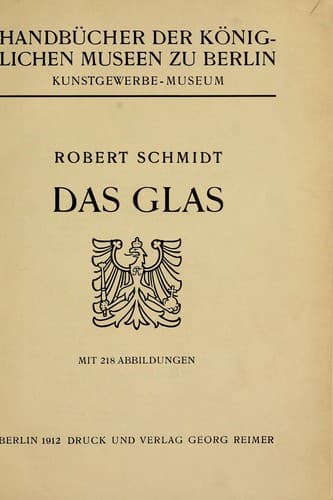 Tapa de Das Glas