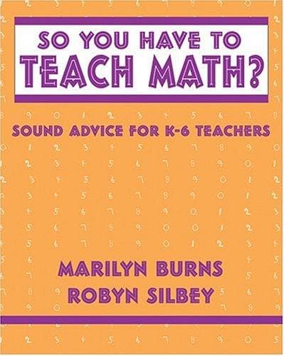 Tapa de So you have to teach math?