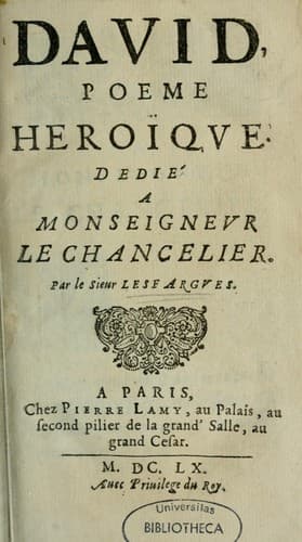 Tapa de David, poème héroïque