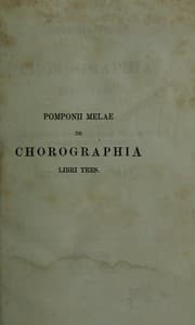 Tapa de De chorographia libri tres